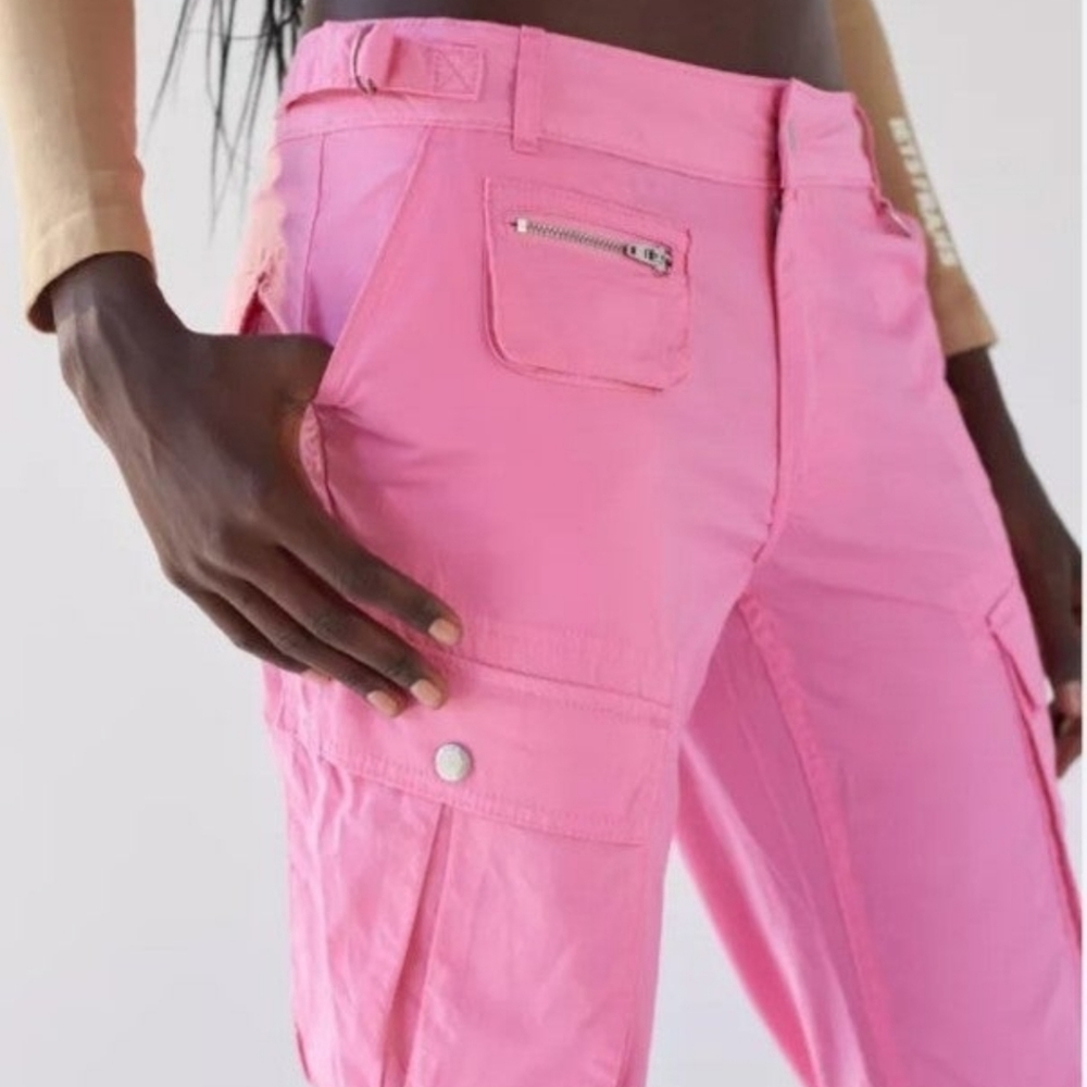Urban Outfitters Elianna Pink Cargo Pants